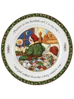 PORTMEIRION CHRISTMAS STORY DINNER PLATE 10 3/4" MAMMA IN HER