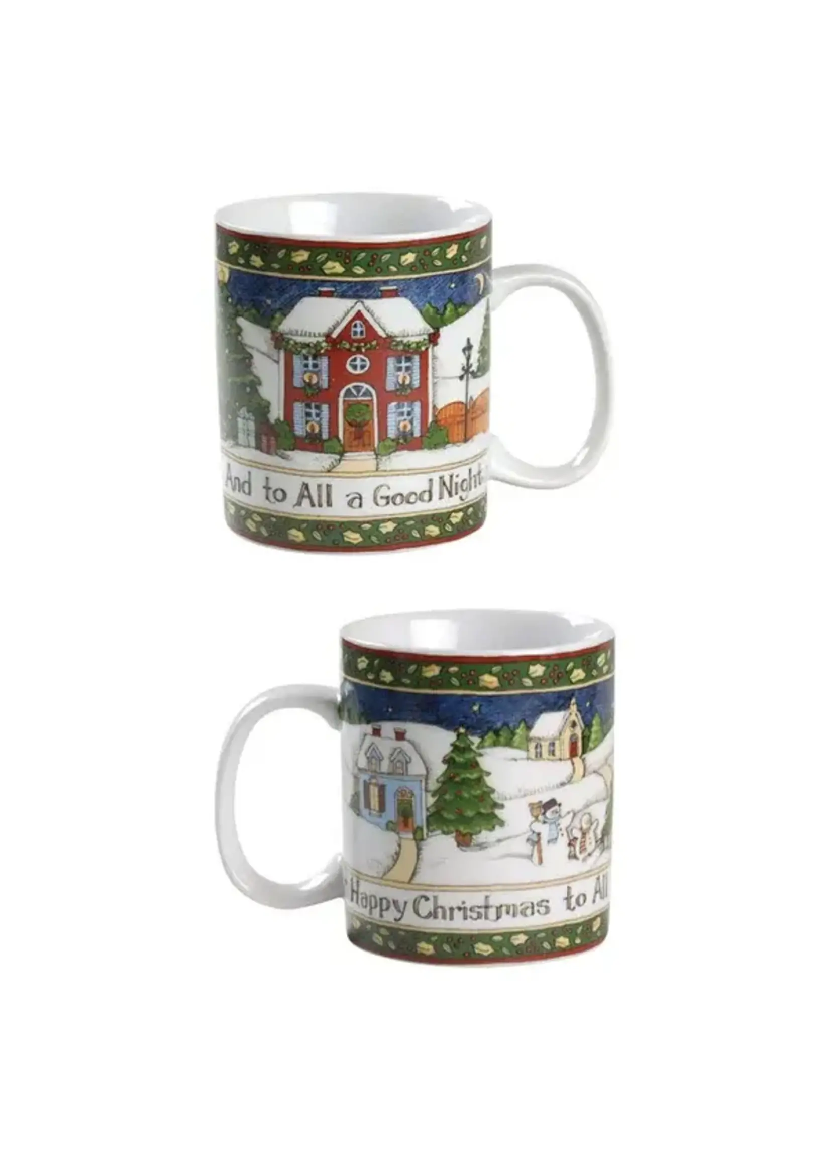 PORTMEIRION PORTMEIRION CHRISTMAS STORY MUG 3 3/4" HOUSE