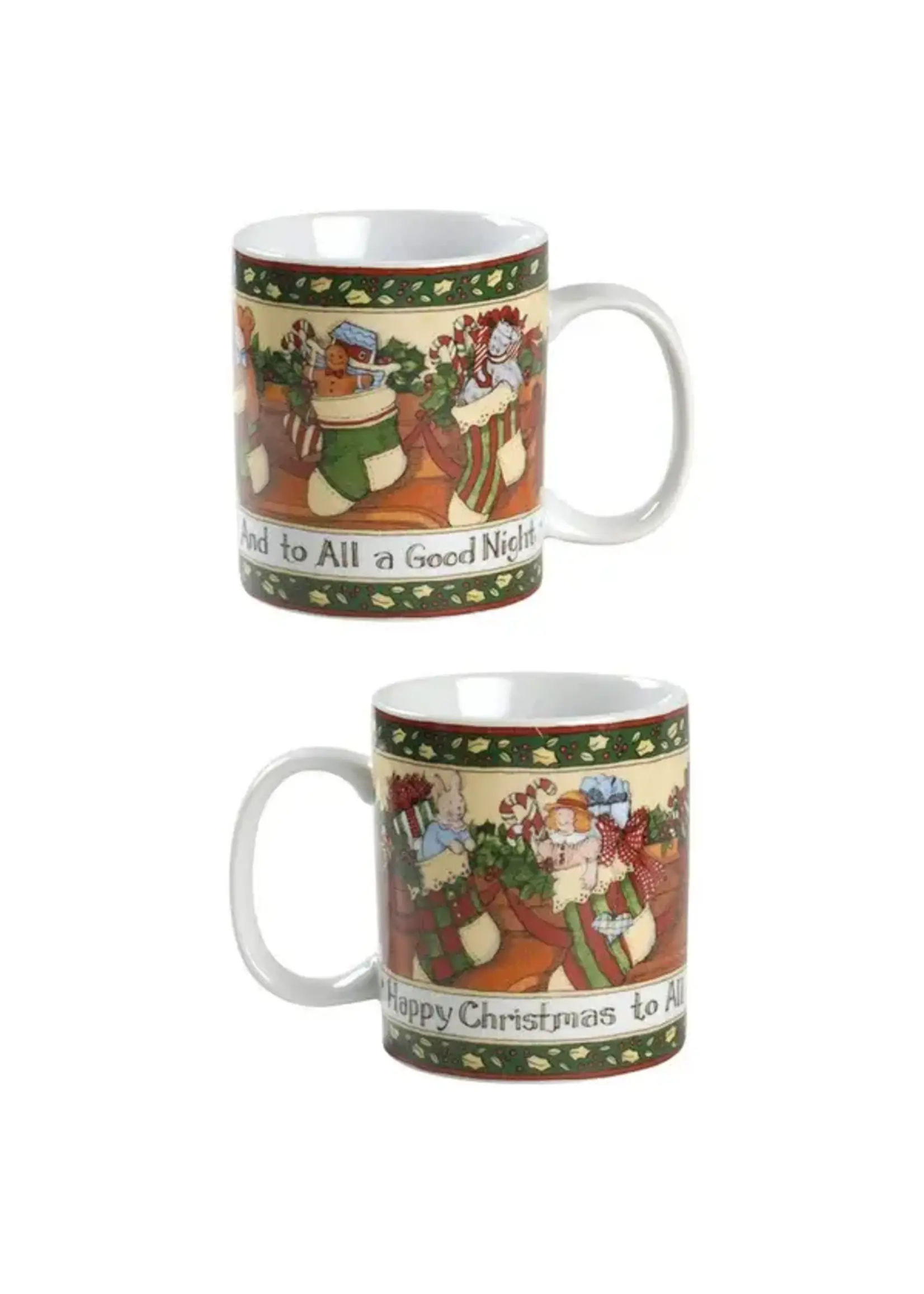 PORTMEIRION PORTMEIRION CHRISTMAS STORY MUG 3 3/4" STOCKING