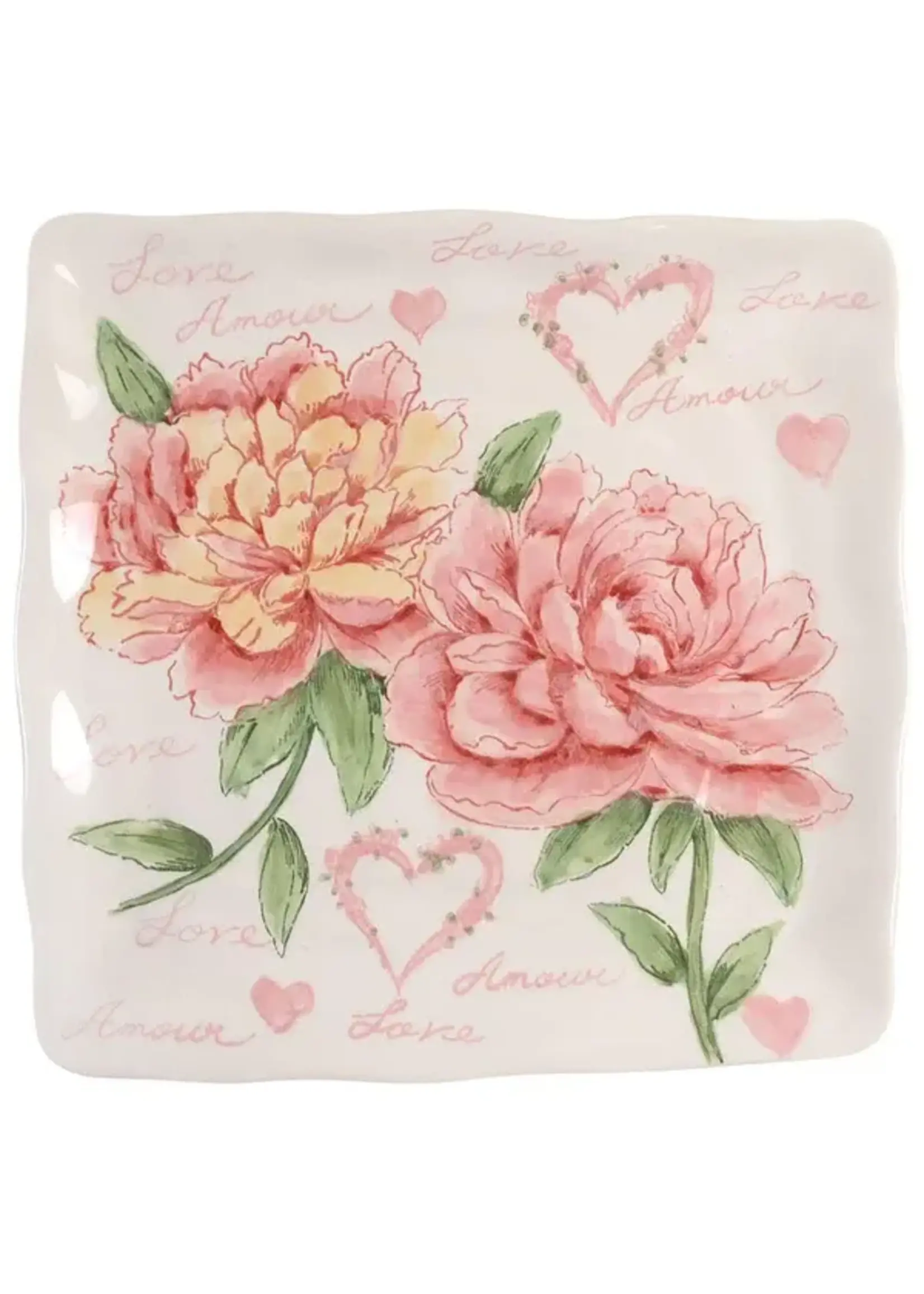 MAXCERA AMOUR SQUARE SALAD PLATE 8 3/4"