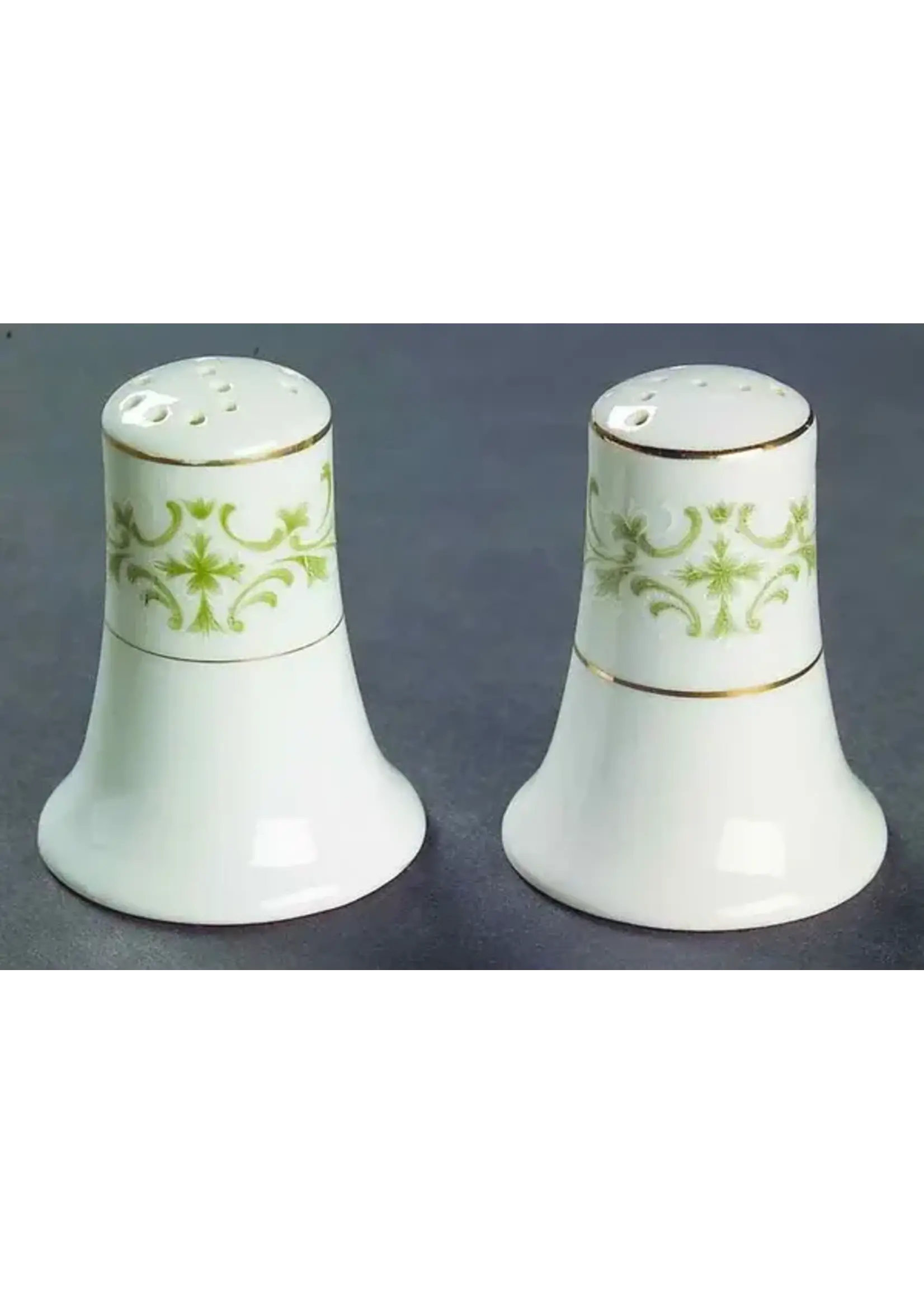 FINE CHINA OF JAPAN ALLEGRO GREEN SALT & PEPPER