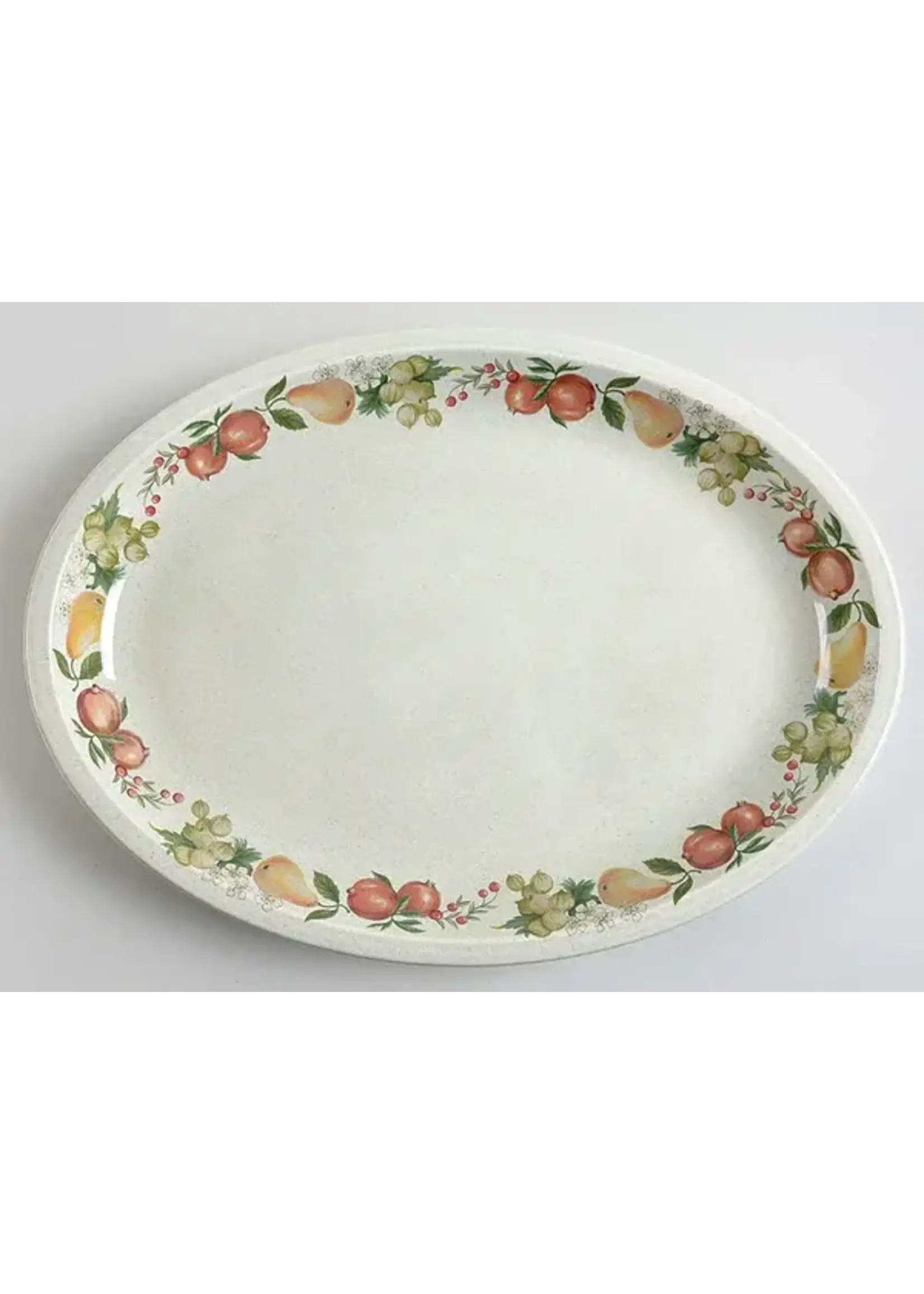 WEDGWOOD WEDGWOOD QUINCE OVAL SERVING PLATTER 13"