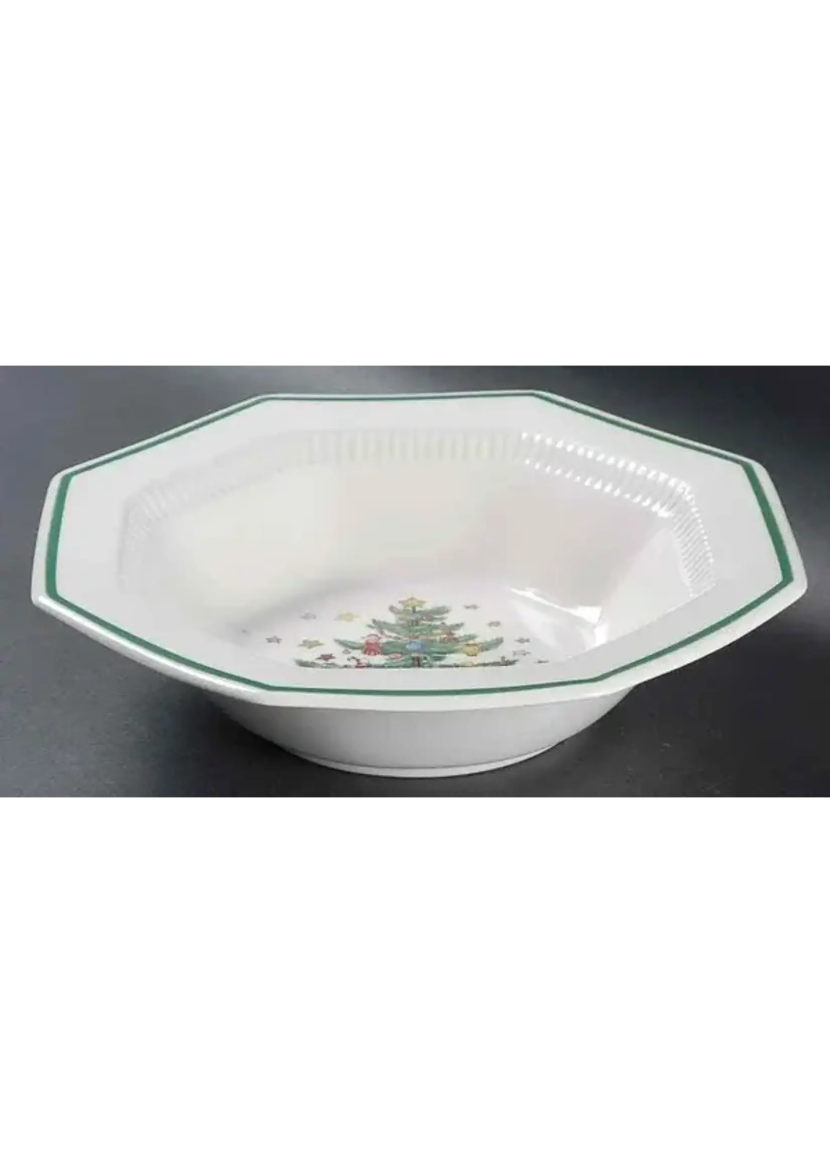 NIKKO CHRISTMASTIME VEGETABLE BOWL ROUND 9"