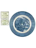 CURRIER & IVES DINNER PLATE 10" OLD GRIST MILL