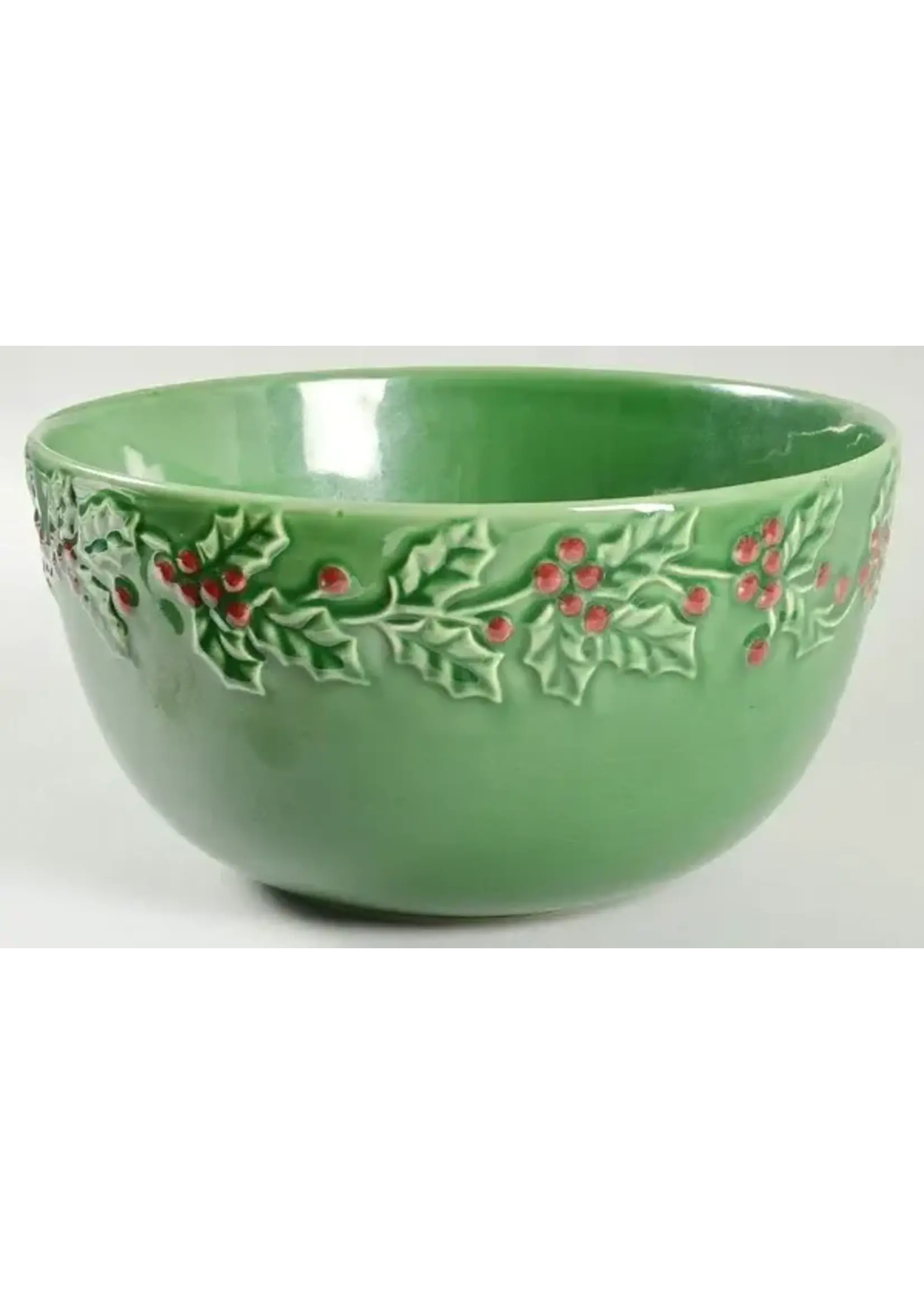 SONOMA HOLLY & BERRIES SALAD BOWL 10 5/8"