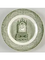 OLD CURIOSITY SHOP GREEN BREAD & BUTTER PLATE 6 1/2"