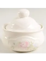 PFALTZGRAFF TEA ROSE ROUND SUGAR BOWL & LID 4 1/4"