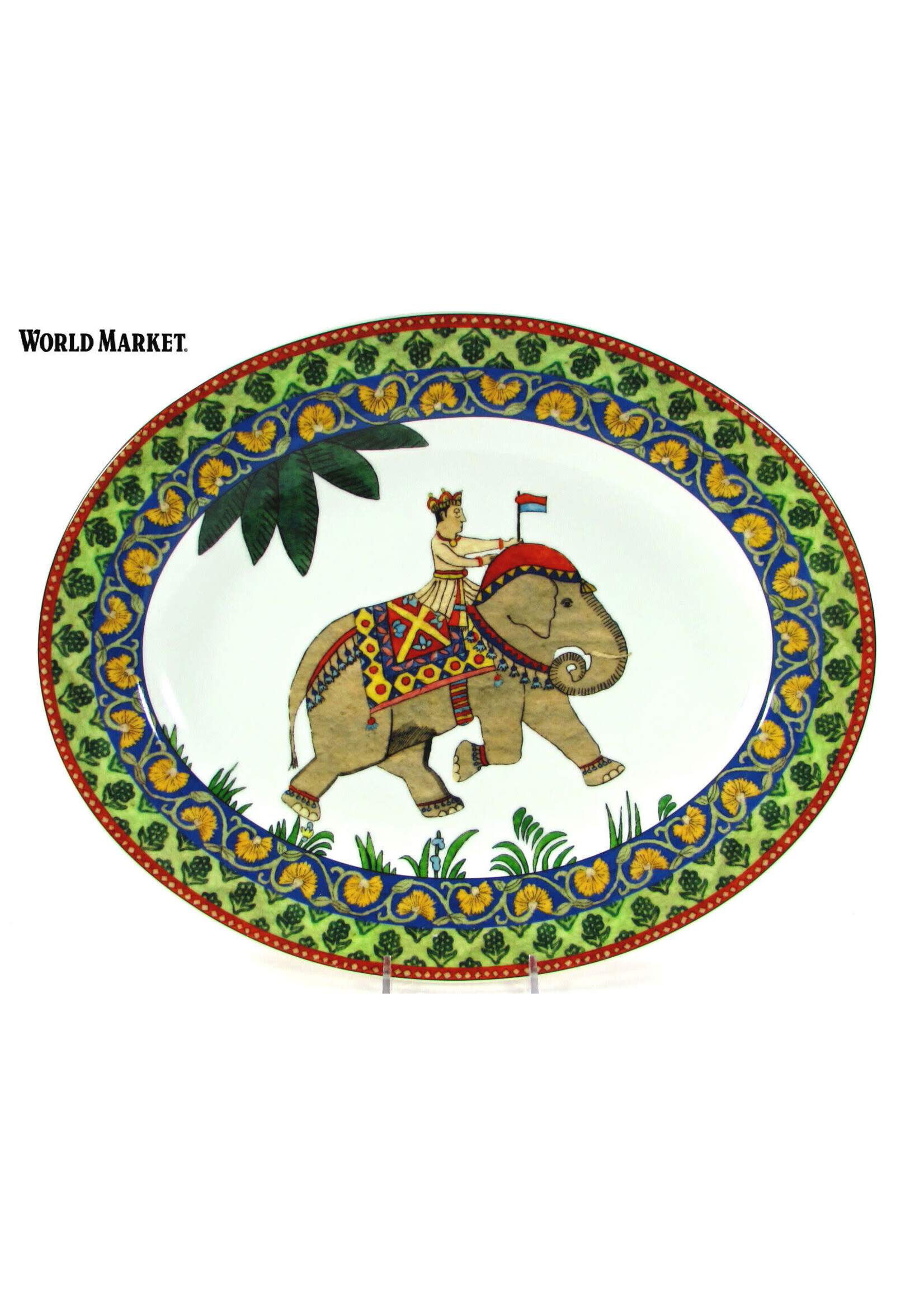 WORLD MARKET VOYAGE PLATTER 15"