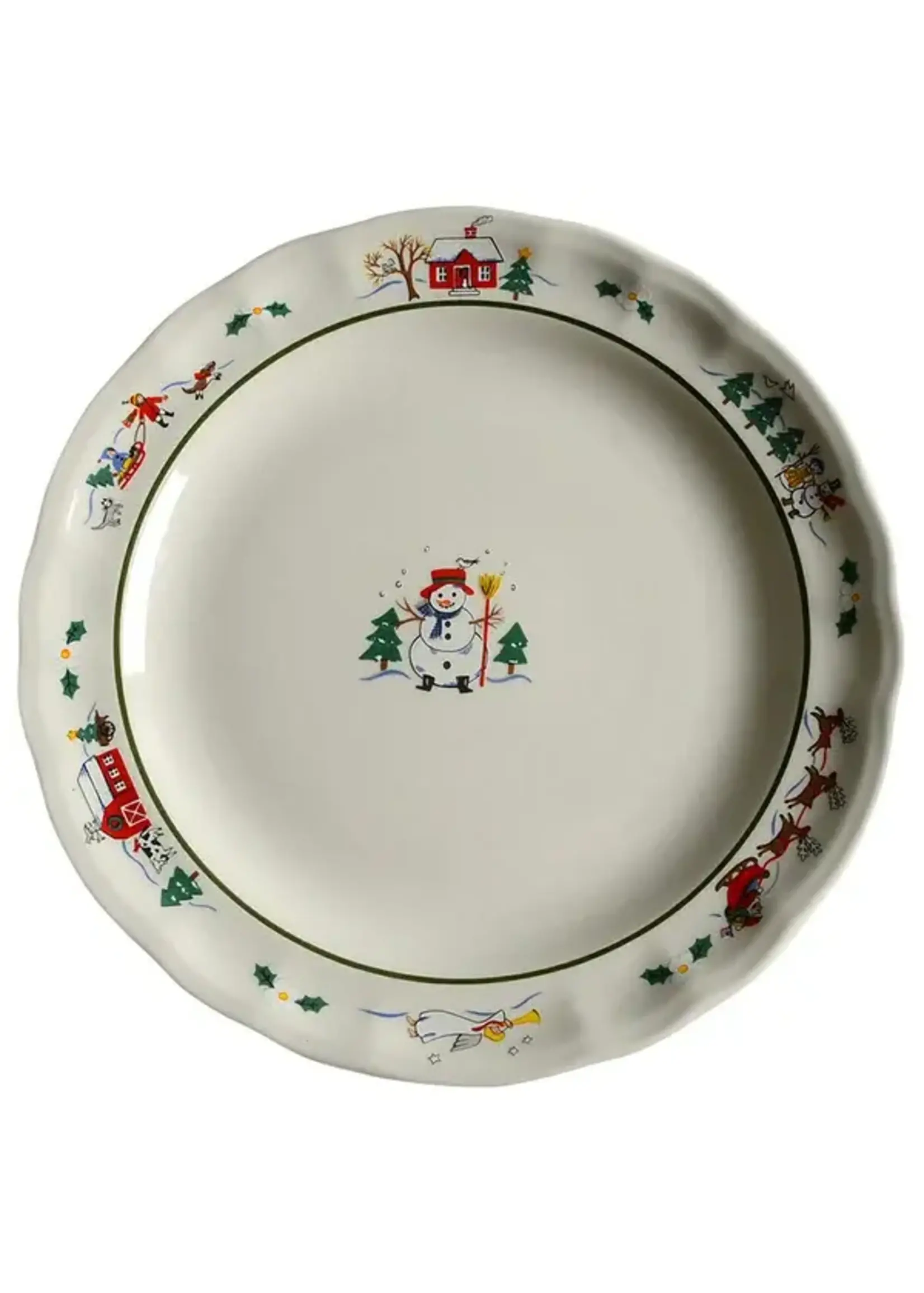 PFALTZGRAFF PFALTZGRAFF SNOW VILLAGE DINNER PLATE 11"