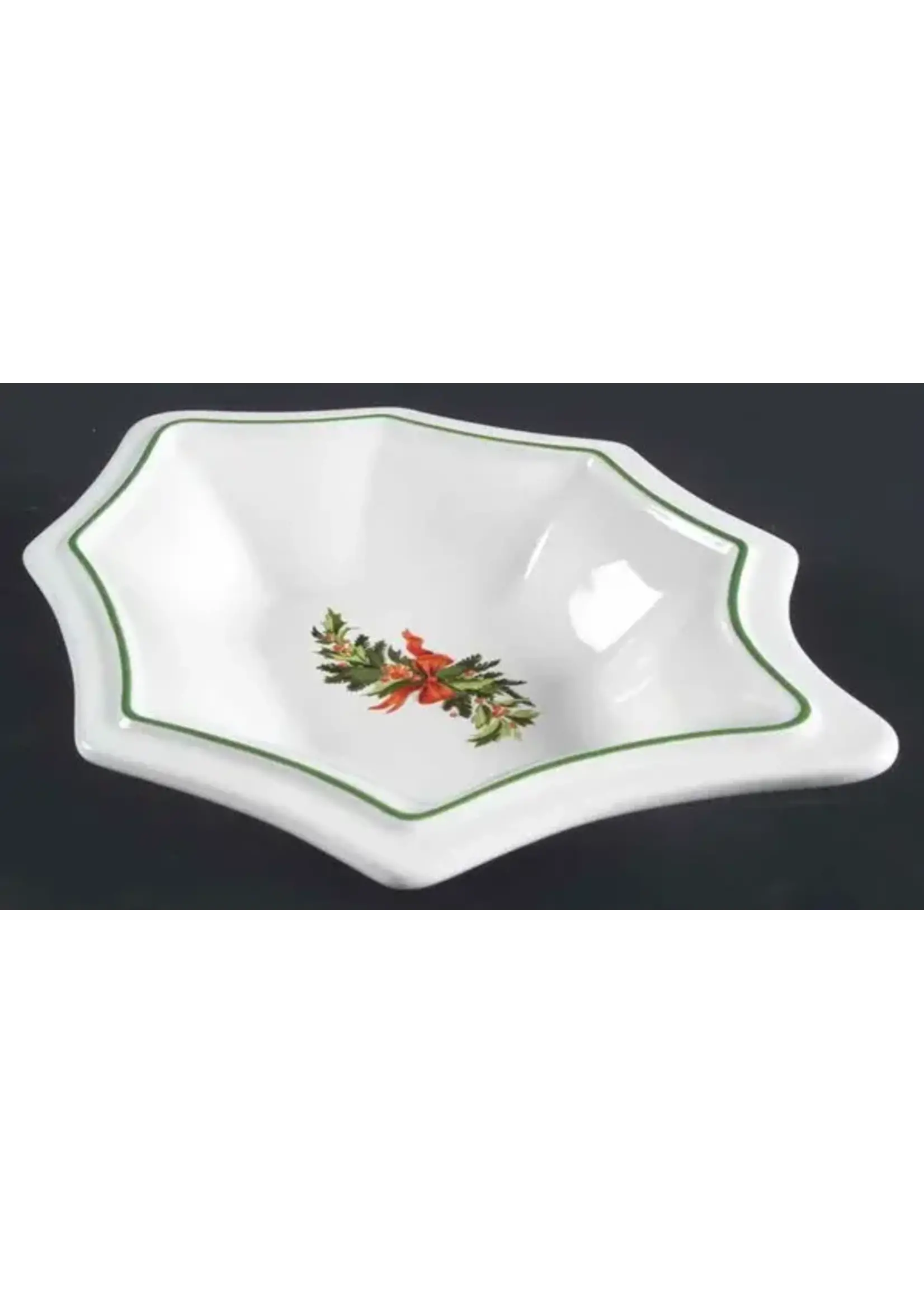 PFALTZGRAFF CHRISTMAS HERITAGE LEAF DISH 10 3/8"