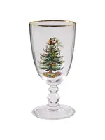 SPODE CHRISTMAS TREE GOBLET  16 OZ