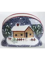 HOLIDAY MOUNTAIN LODGE NAPKIN HOLDER