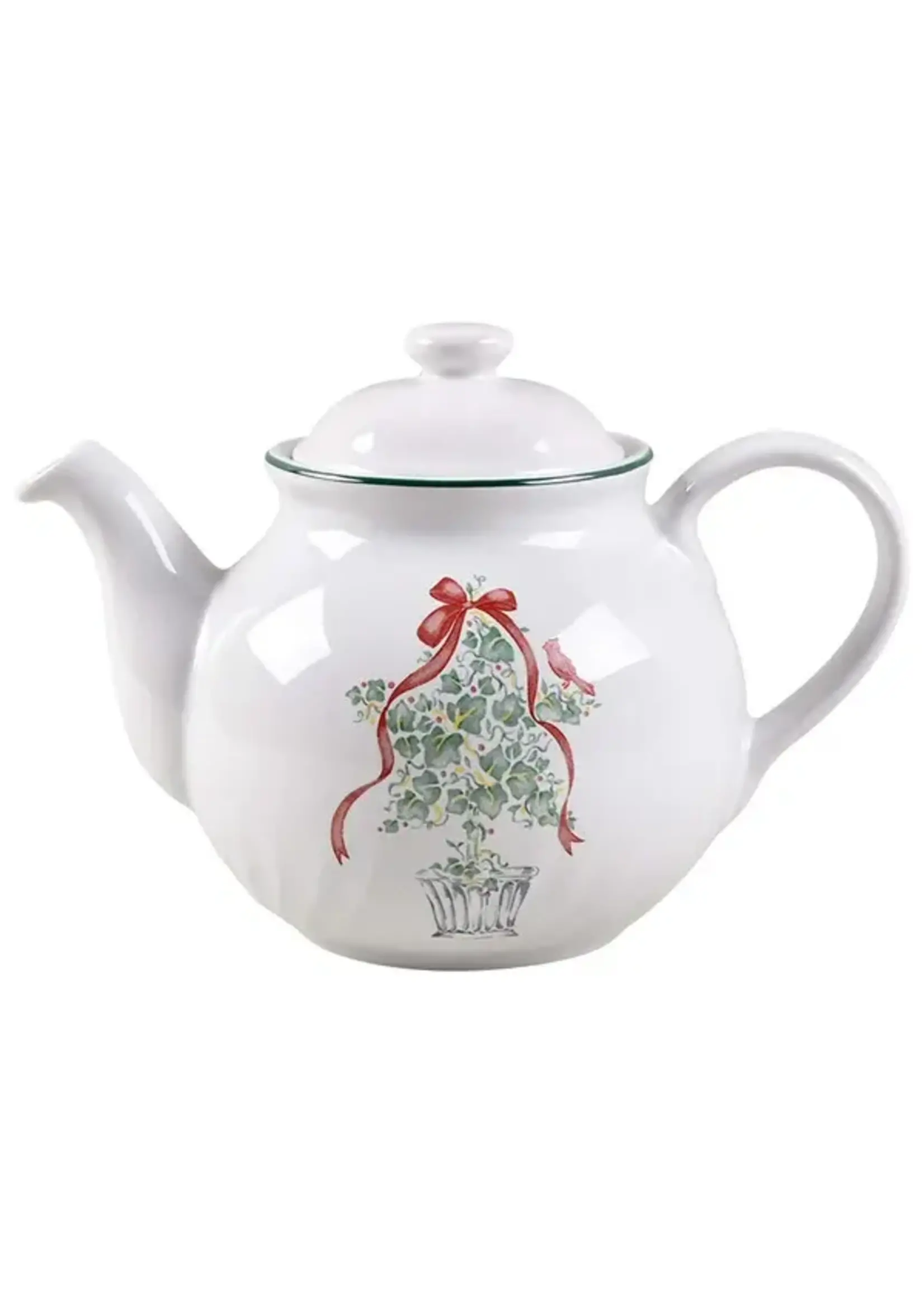 CORNING CALLAWAY HOLIDAY TEAPOT