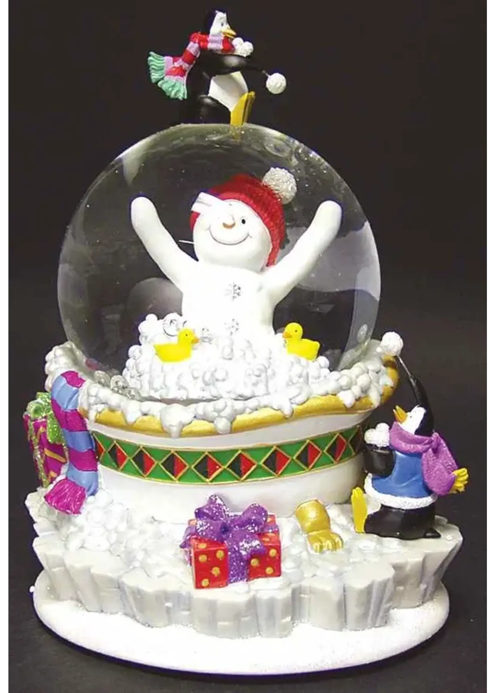 WATERFORD HOLIDAY HEIRLOOM GIFTWARE BUBBLE BATH SNOW GLOBE