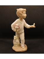 GOLDEN MEMORIES NIGHTTIME BOY FIGURINE 7 1/2"