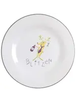 REINDEER SALAD PLATE 8 1/2" BLITZEN