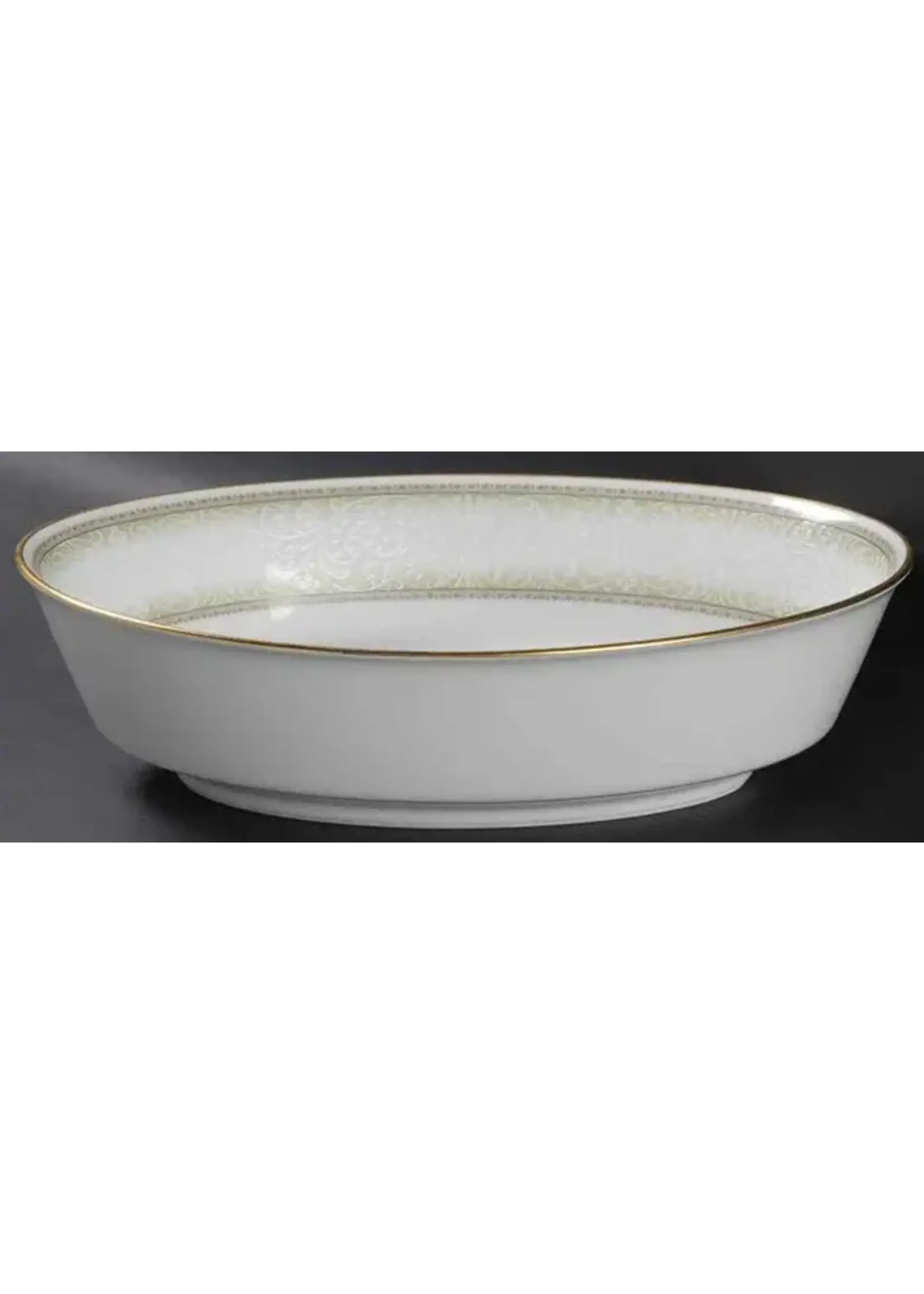 NORITAKE EUGENIA OVAL VEGETABLE BOWL 9 3/4"