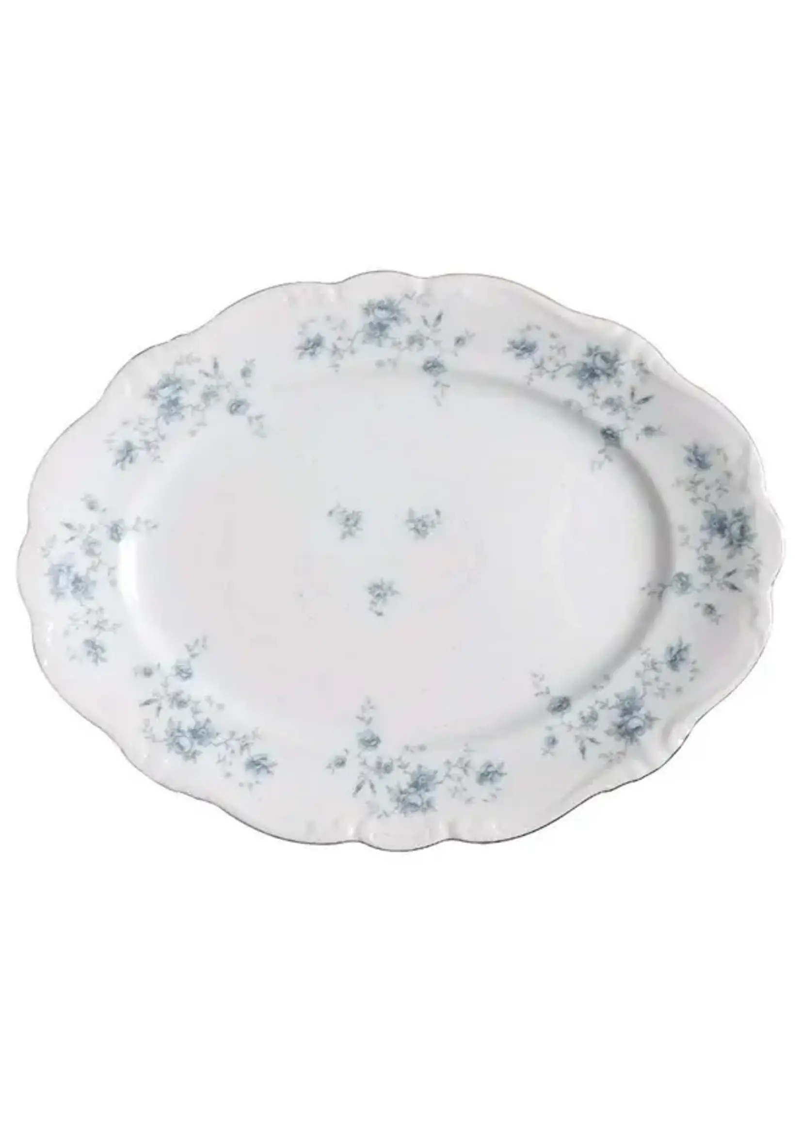 JOHANN HAVILAND BLUE GARLAND BAVARIA PLATTER 14