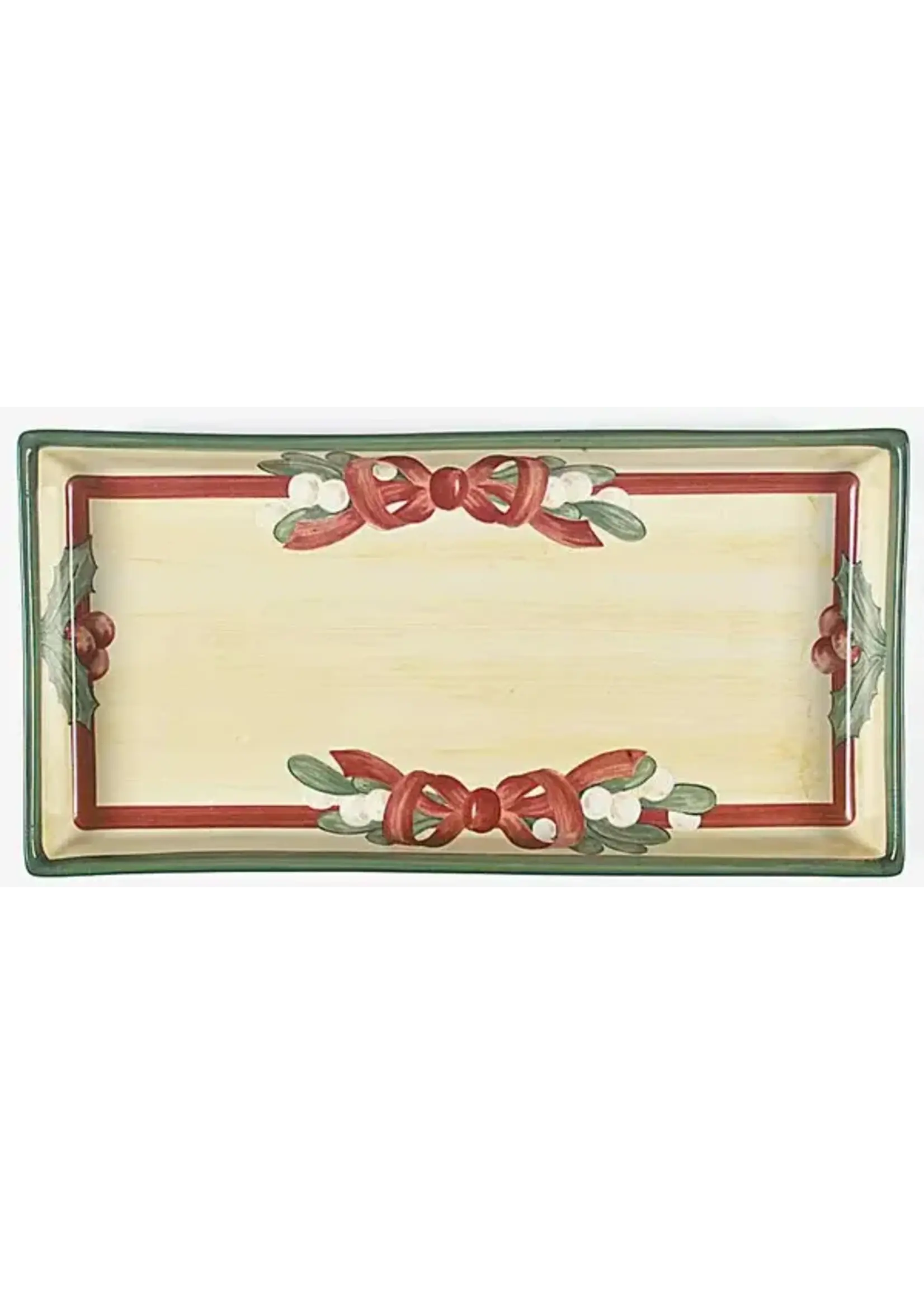 VILLEROY & BOCH MERRY WINTER TRAY 13 1/4"