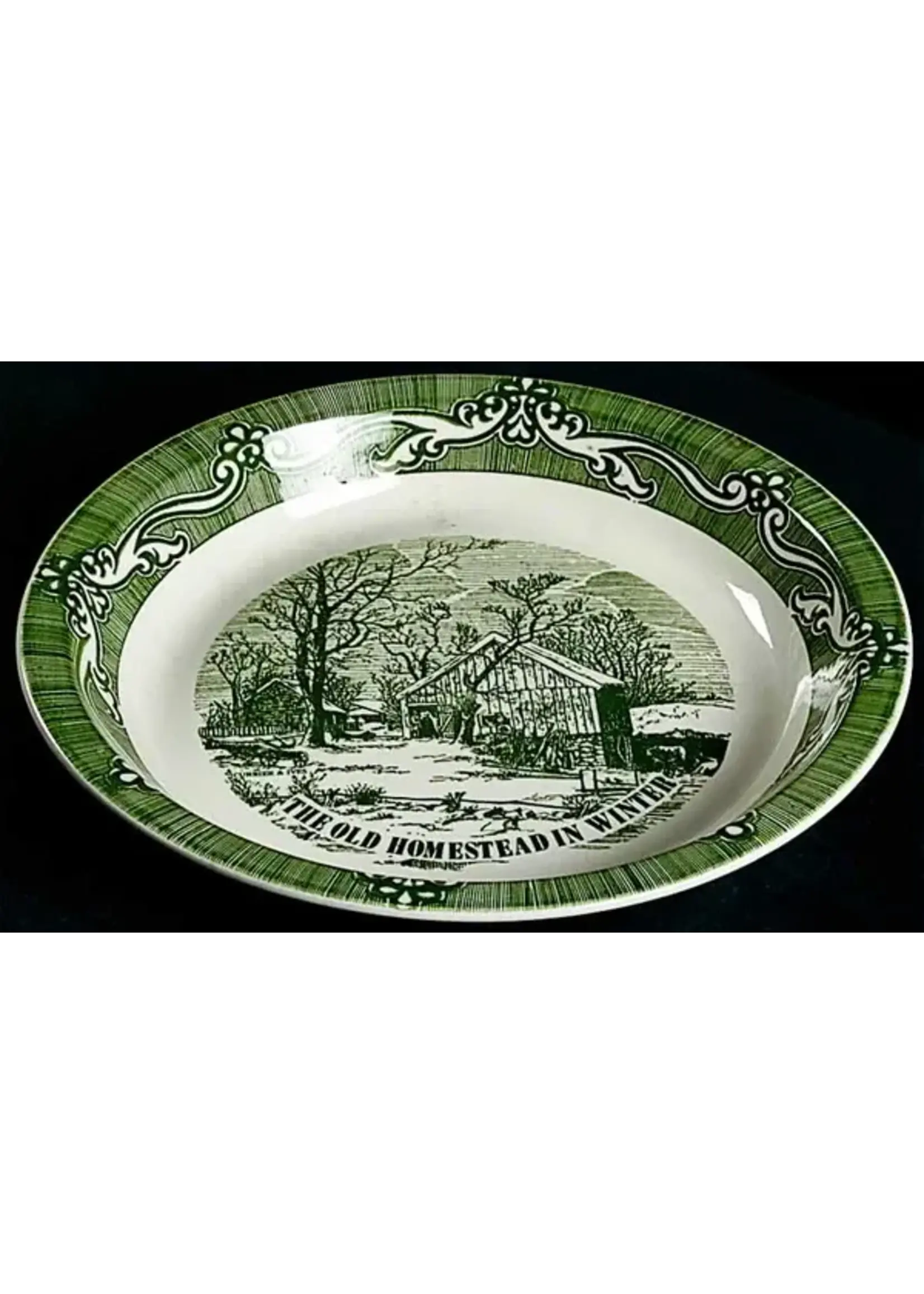 ROYAL THE OLD HOMESTEAD PIE PLATE 9 7/8"