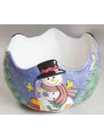 SANGO SWEET SHOPPE CHRISTMAS CENTERPIECE BOWL 8 1/4"