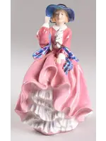 ROYAL DOULTON FIGURINE GIRL WOMAN TOP O THE HILL-PINK