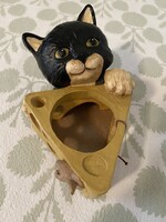 FIGI WHITTLE CATS VOTIVE CANDLEHOLDER