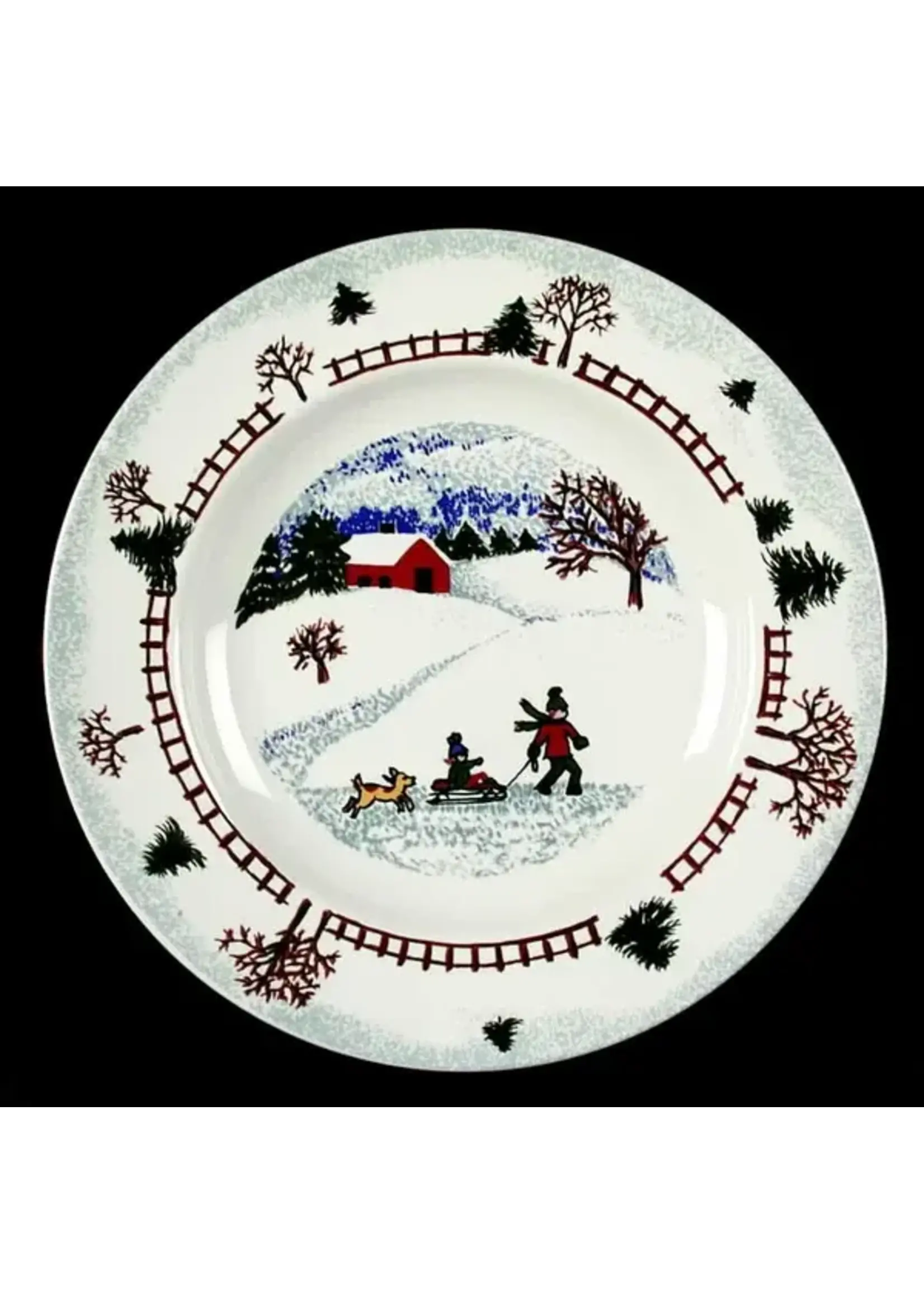 TIENSHAN WINTERSIDE SALAD PLATE 8 5/8'