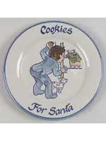 COOKIES FOR SANTA LUNCHEON PLATE 9"