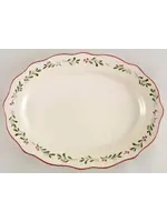 MISTLETOE PLATTER 19 7/8"