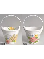 BUNNY FLORAL BASKET MXE19