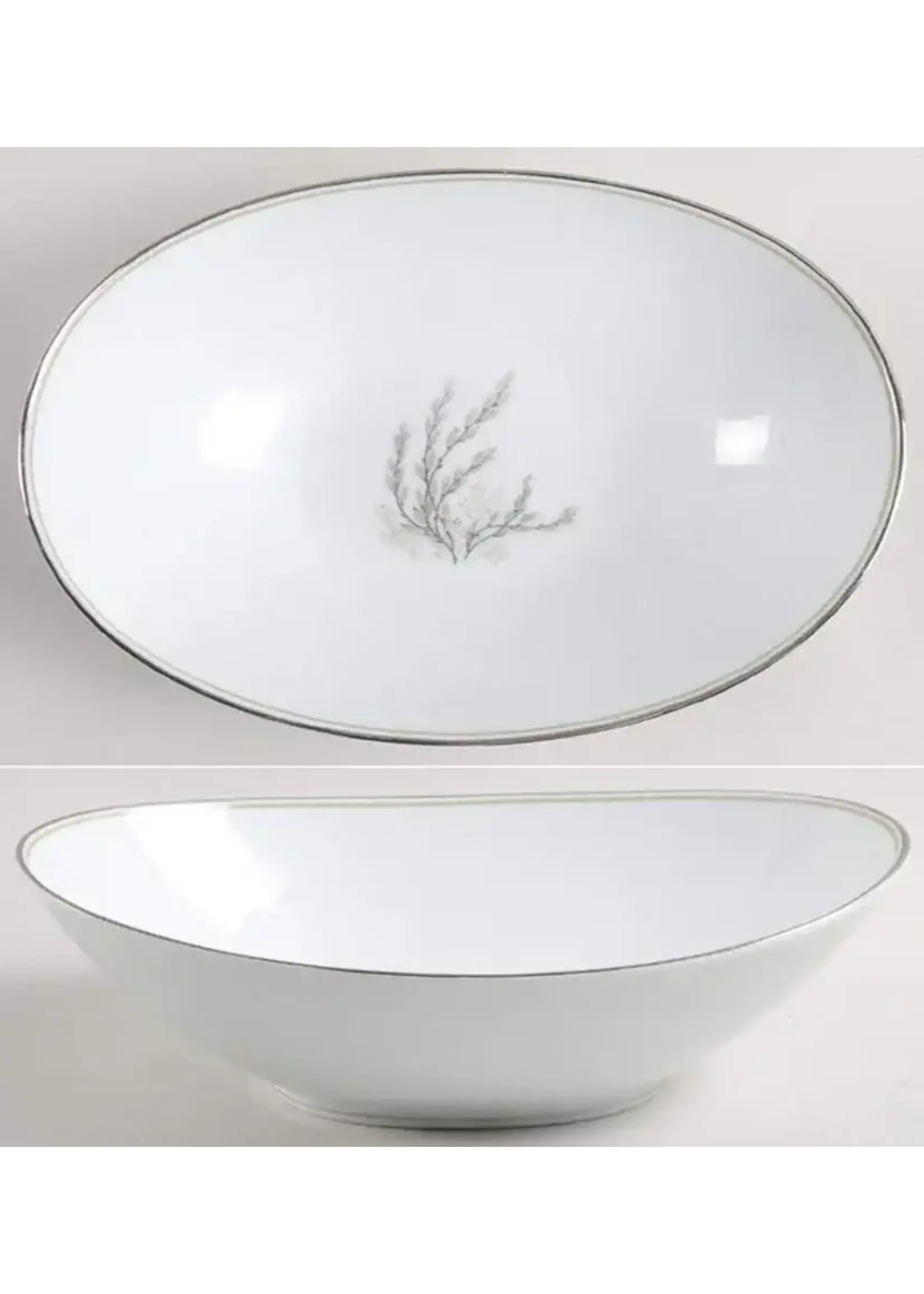 NORITAKE CANDICE OVAL VEGETABLE BOWL 10 1/8"