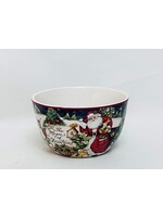 MAGIC OF CHRISTMAS SANTA BOWL 5 1/4"