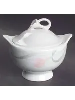 MIKASA SERENADE PINK SUGAR BOWL