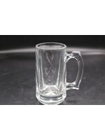 LIBBEY GLASS COMPANY PANEL BEER MUG 6" THUMB PRINT HANDLE