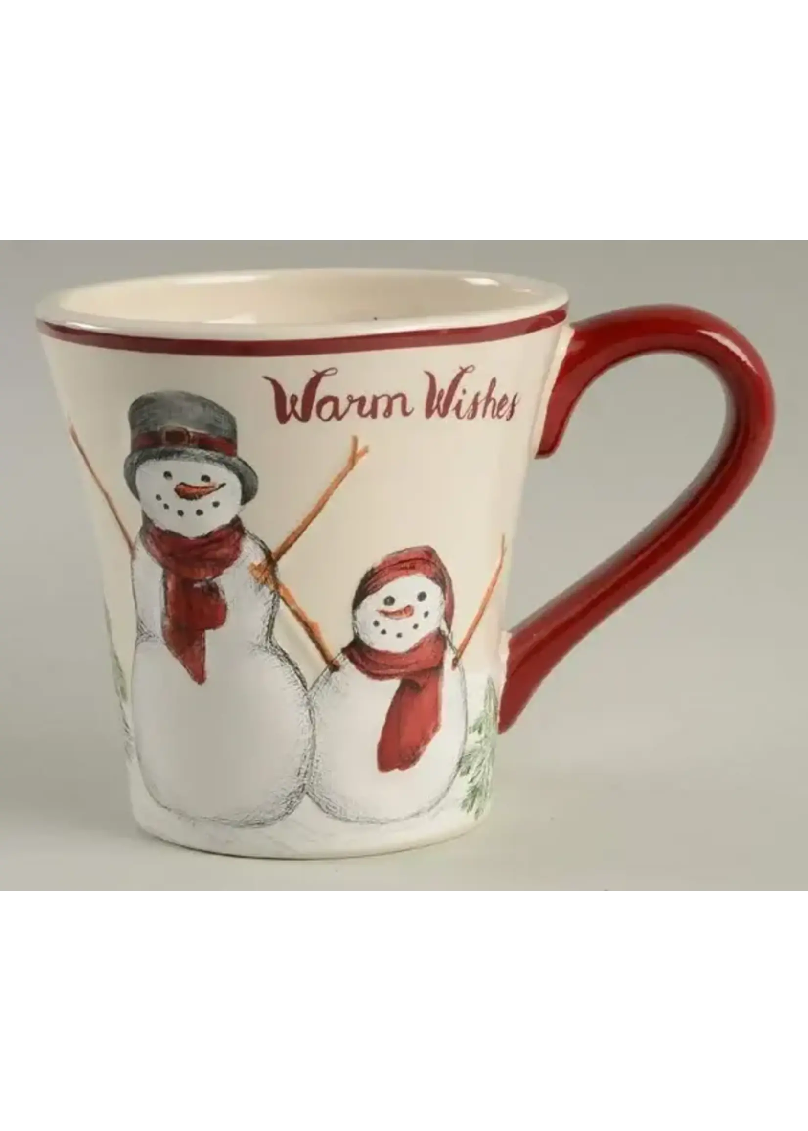 ST. NICHOLAS SQUARE YULETIDE MUG 4 3/8" WARM WISHES