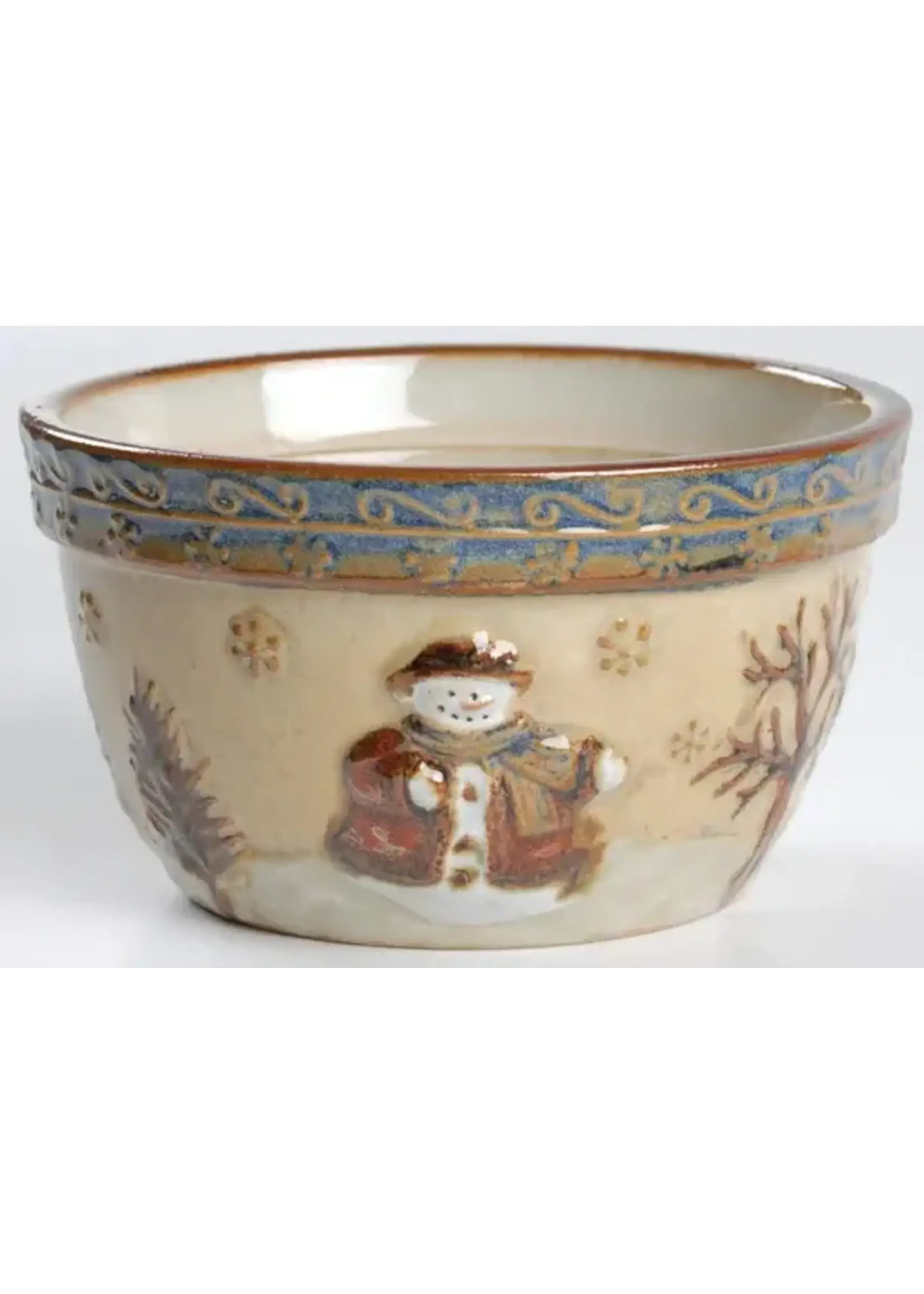 ST. NICHOLAS SQUARE FOREST FRIENDS FRUIT/DESSERT BOWL 4 1/2"