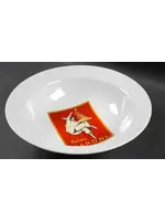 VINTAGE POSTERS PASTA SERVING BOWL 13 3/8"