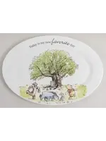 WINNIE THE POOH 95 YEAR OVAL PLATTER 14"