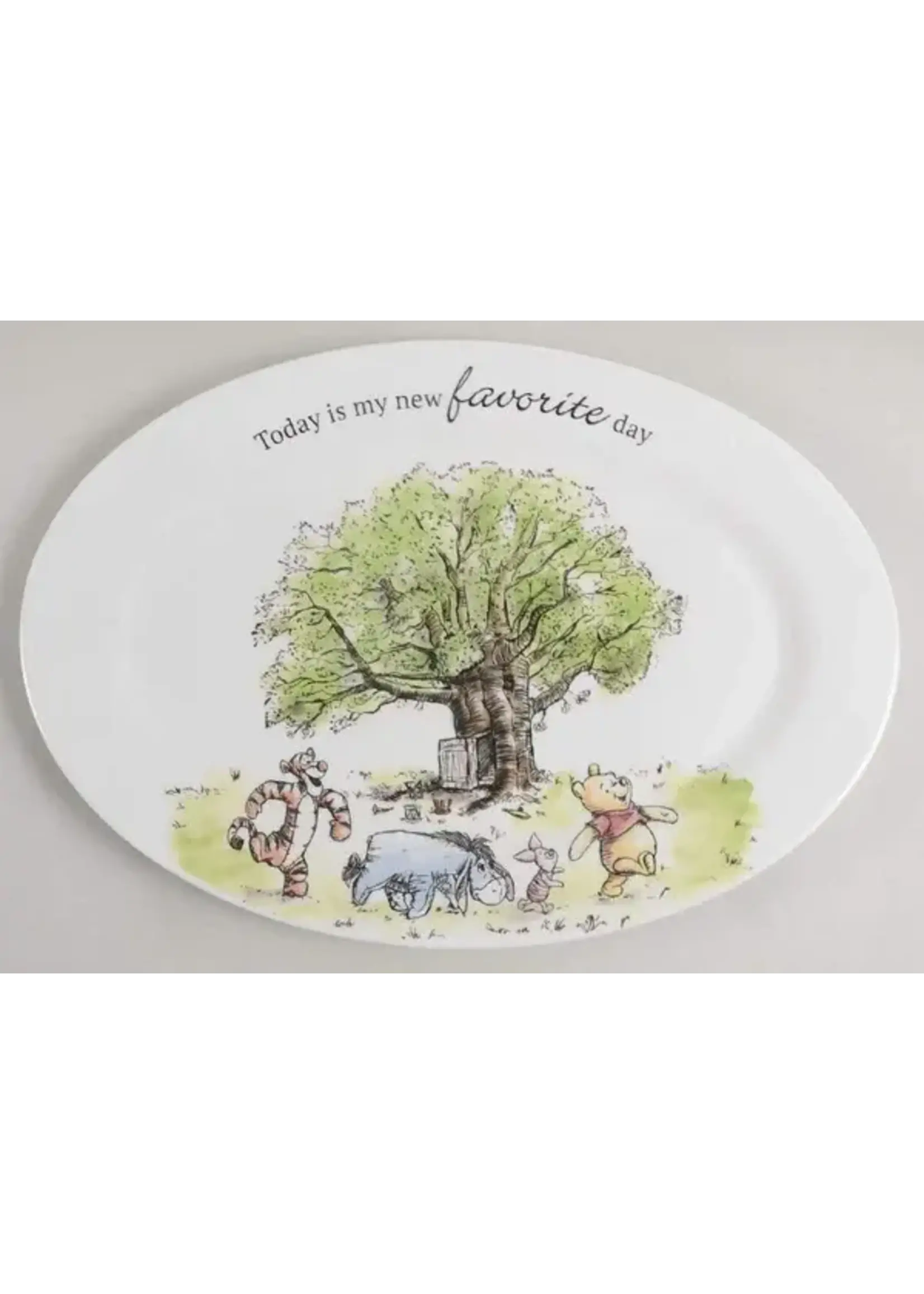 DISNEY WINNIE THE POOH 95 YEAR OVAL PLATTER 14"