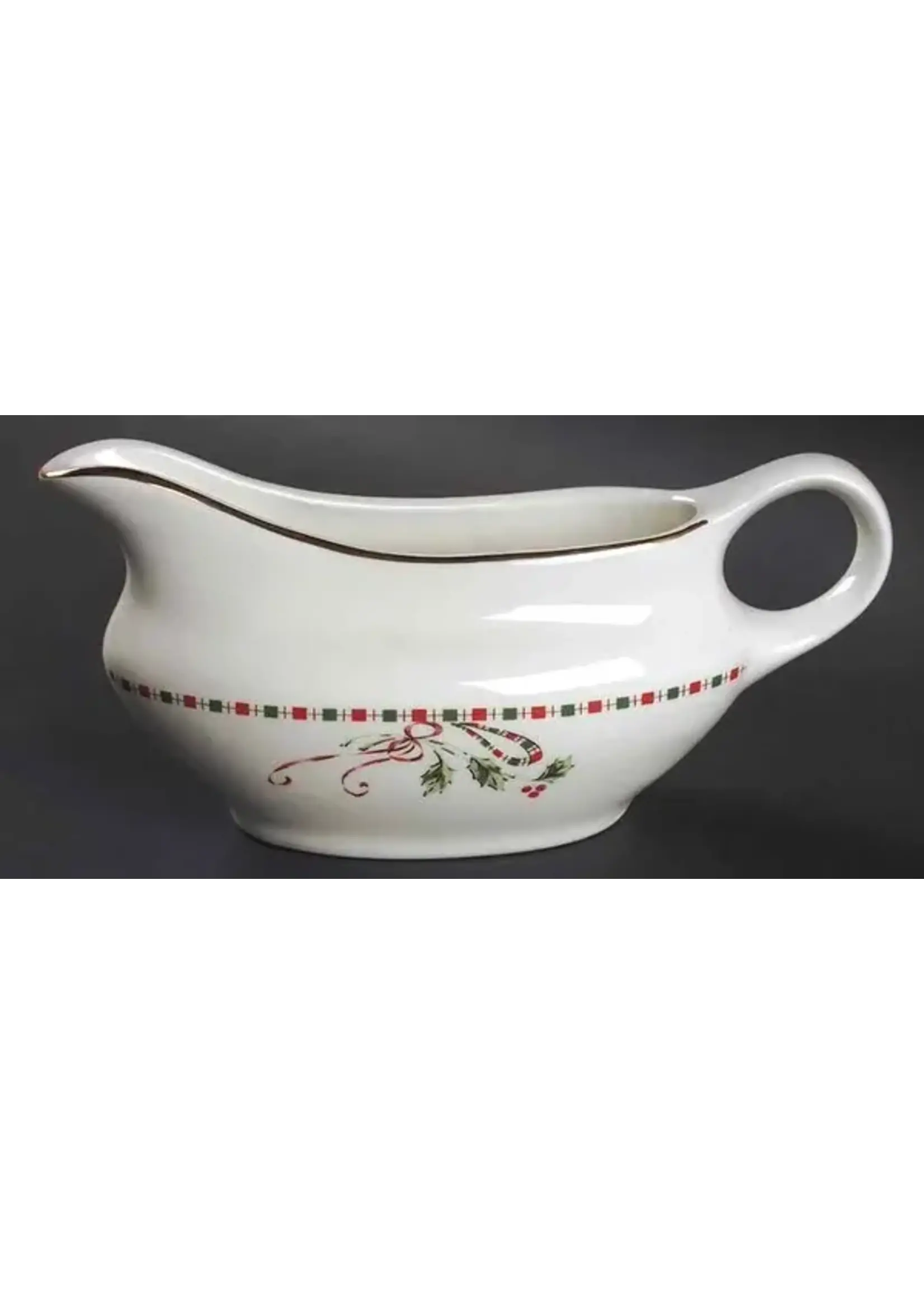 GIBSON GIBSON FESTIVE TRADITIONS GRAVY BOAT