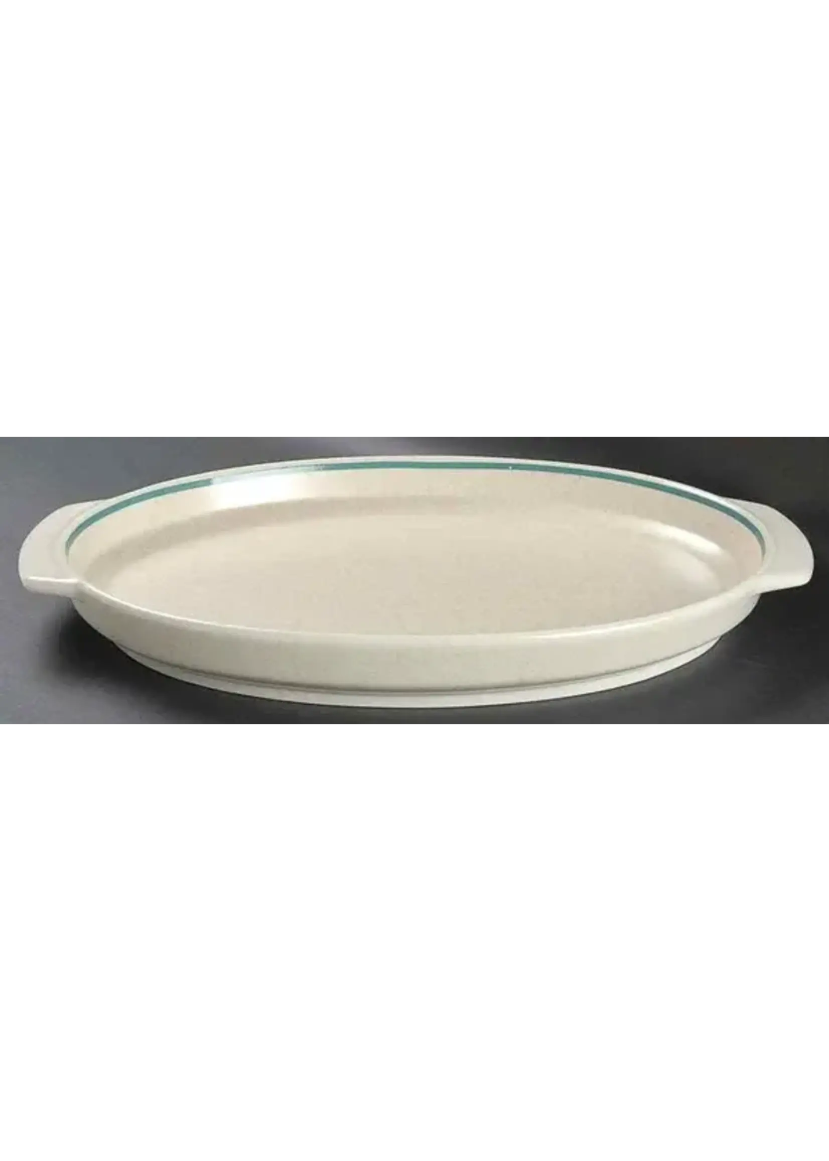 LENOX BLUE BREEZE OVAL ROASTER 15 1/8"