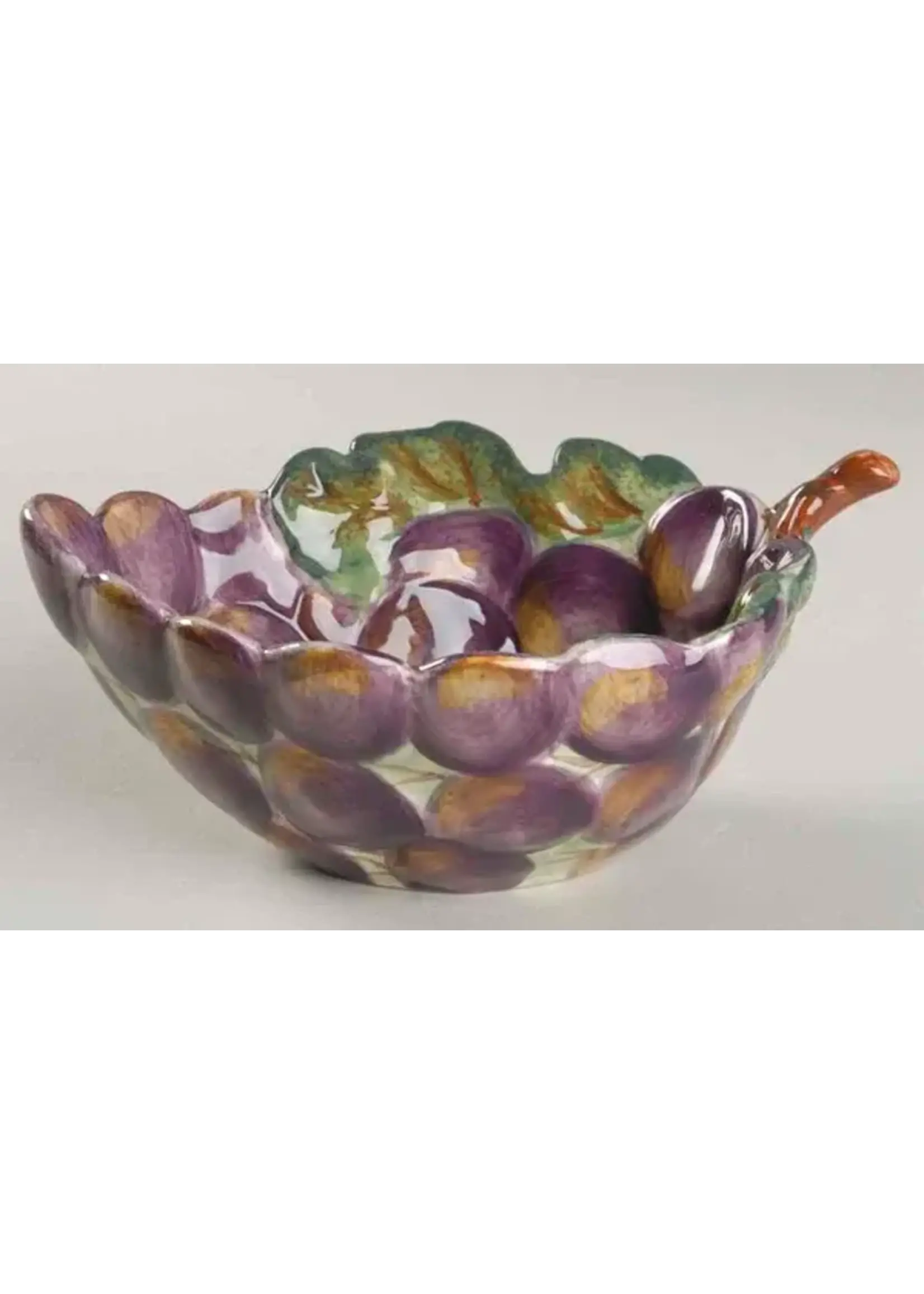 TABLETOPS UNLIMITED VENETIAN  BOWL GRAPE