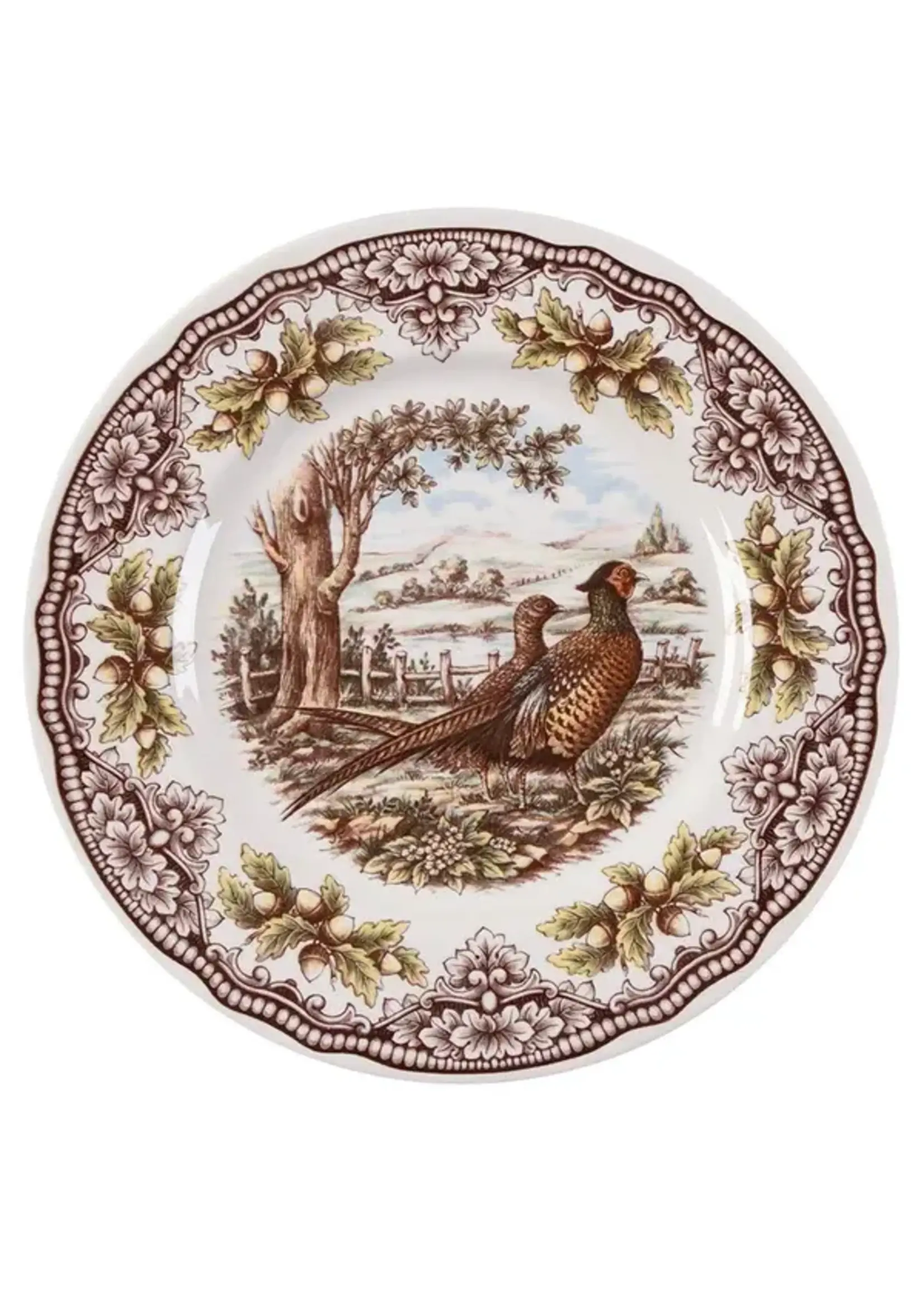 VICTORIAN ENGLISH POTTERY VICTORIAN ENGLISH POTTERY HOMELAND DINNER PLATE 11" PHESANT