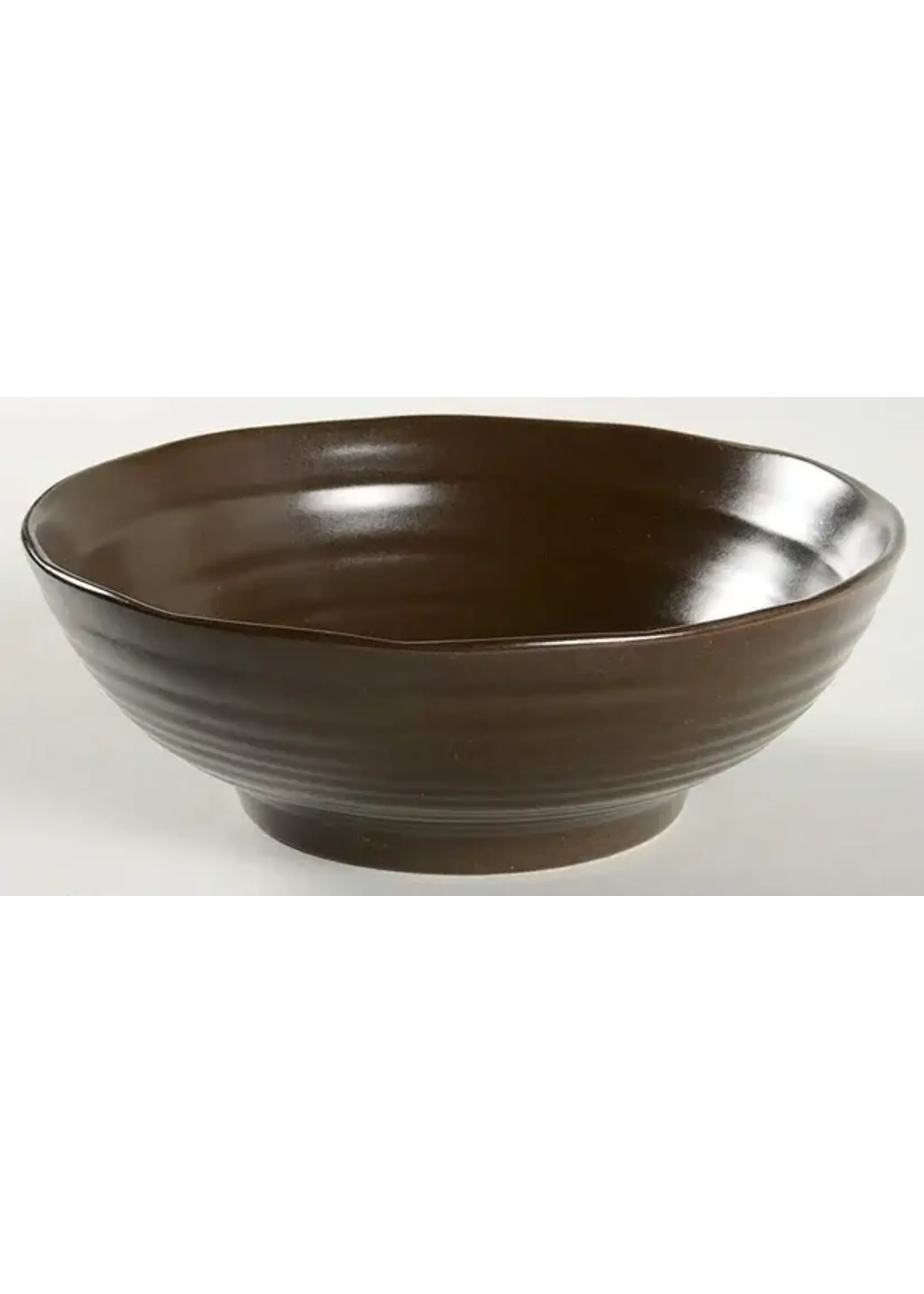 SANGO SANGO SWIRL CHARCOAL SOUP/ CEREAL BOWL 7 7/8'