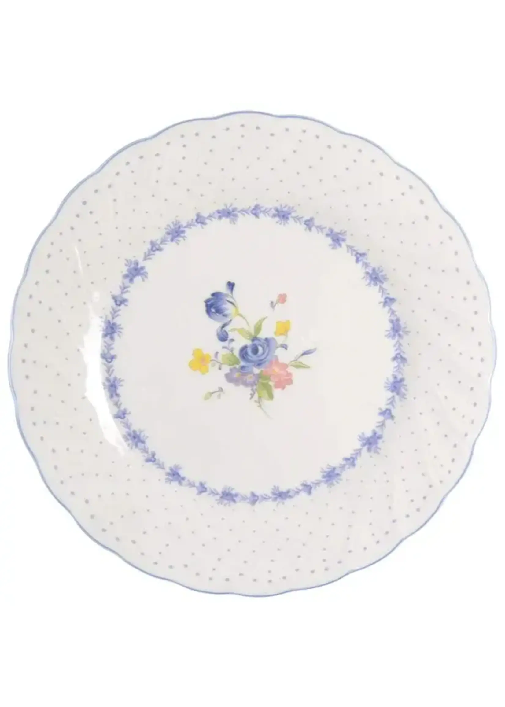 NIKKO BLUE PEONY DINNER PLATE 10 3/4”