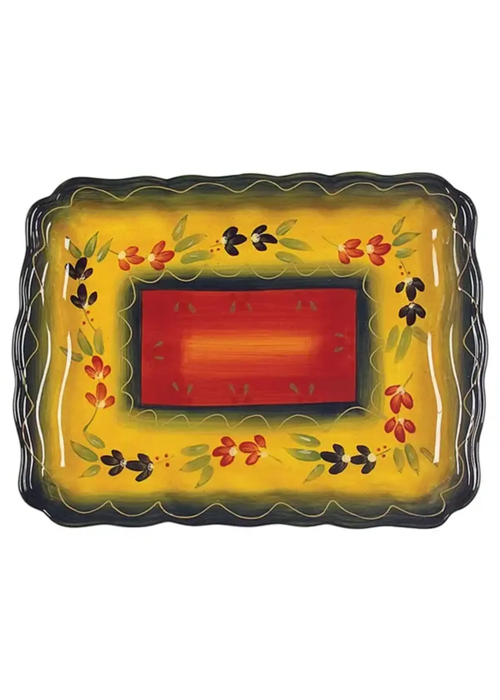 TABLETOPS UNLIMITED LA PROVINCE PLATTER 16 3/4"