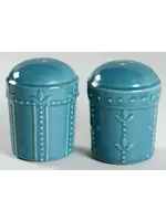 SORRENTO TEAL SALT AND PEPPER SHACKERS