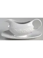 GIBSON CLAREMONT GRAVY BOAT AND UNDER PLATE