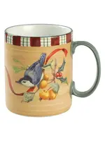 LENOX WINTER GREETINGS MUG NUTHATCH 3 7/8"